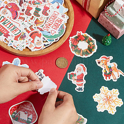 1 Bag Christmas Theme Paper Self-Adhesive Stickers&nbsp;DIY-SC0032-88