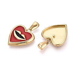 304 Stainless Steel & Enamel Pendants&nbsp;STAS-T072-76A-G
