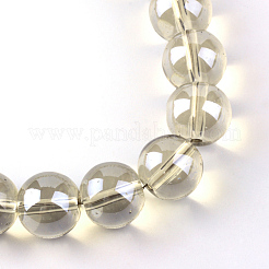 Electroplate Glass Beads Strands&nbsp;EGLA-Q062-8mm-A11