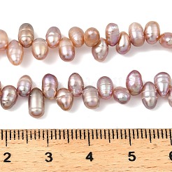 Natural Cultured Freshwater Pearl Beads Strands&nbsp;PEAR-I007-04A-01B