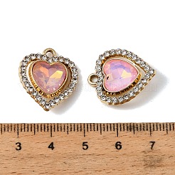 UV Plating Alloy Glass Pendants&nbsp;FIND-K032-16G