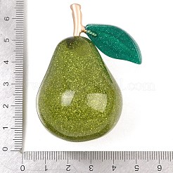 Fruit Theme Resin Big Pendants&nbsp;FIND-E053-01B-G
