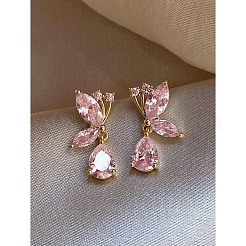 5 Pairs Alloy Dangle Stud Earrings&nbsp;FS-WG460F5-01