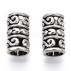 Tibetan Style Alloy European Beads&nbsp;TIBEB-TAC0002-08AS