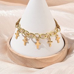 304 Stainless Steel Charm Bracelets&nbsp;BJEW-JB13696