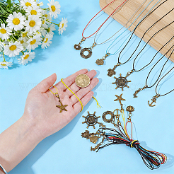 16Pcs 8 Styles Polyester Notebook Elastic Ropes&nbsp;HJEW-OC00390