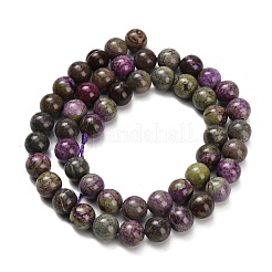 Natural Atlantisite Stichtite Beads Strands&nbsp;G-Z110-C06-8mm