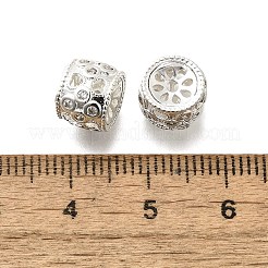 Brass Clear Cubic Zirconia Column Multi-Strand Links&nbsp;KK-M316-11S