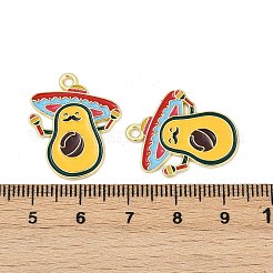 Cinco De Mayo Theme Alloy Enamel Pendants&nbsp;ENAM-V001-05G-G