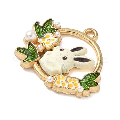 Spray Painted Alloy Enamel Pendants&nbsp;FIND-C074-17KCG-02