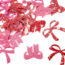 24Pcs 4 Colors Acrylic Wine Glass Charms&nbsp;AJEW-TA0002-87