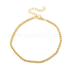 Brass Boston Link Chains Bracelets for Women&nbsp;BJEW-C140-17G