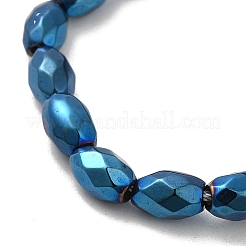 Electroplated Strong Magnetic Synthetic Hematite Beads Strands&nbsp;G-P518-02C