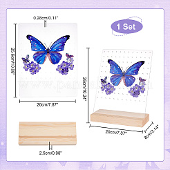 Transparent Acrylic Earring Displays&nbsp;NDIS-WH0015-01D