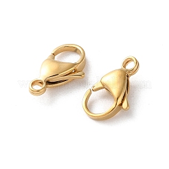 304 Stainless Steel Lobster Claw Clasps&nbsp;STAS-V007-01E-G