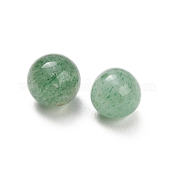 Natural Green Strawberry Quartz Sphere Beads&nbsp;G-H359-02B-8mm