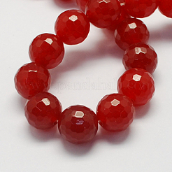 Natural White Jade Bead Strands&nbsp;G-R166-8mm-10
