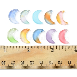 50Pcs Gradient Color Glass Pendants&nbsp;GLAA-FS0001-48
