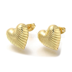Rack Plating Brass Stud Earrring&nbsp;EJEW-L097-21G