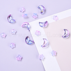 70Pcs Transparent Glass Beads&nbsp;GLAA-YW0004-08