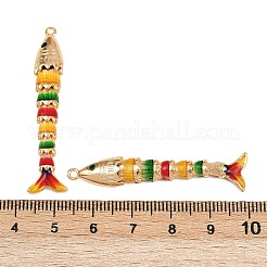 Brass Micro Pave Cubic Zirconia Pendants&nbsp;KK-H081-05G-03