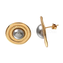 Brass Stud Earrings for Women&nbsp;KK-CBA9D38-02G-03
