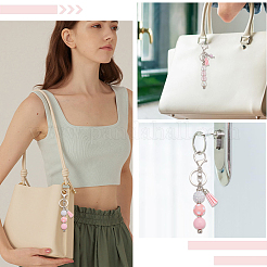 Valentine's Day DIY Iron Bar Beadable Keychain Making Kit&nbsp;DIY-SC0025-95