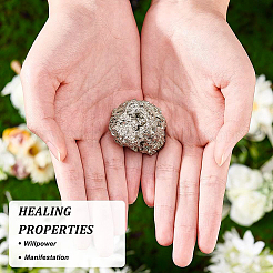 Nuggets Natural Pyrite Display Decorations&nbsp;DJEW-WH0042-02
