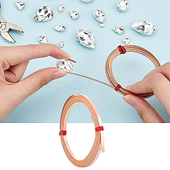 Copper Flat Bezel Wire&nbsp;CWIR-WH0016-02A