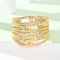 304 Stainless Steel Cuff Bangles&nbsp;BJEW-P382-01B-G