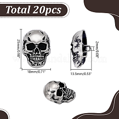 20Pcs Alloy Buttons&nbsp;BUTT-AR0001-39B