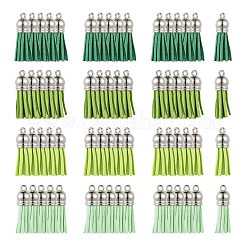 60Pcs 4 Colors Faux Suede Tassel Pendant Decorations&nbsp;FIND-LS0001-04B