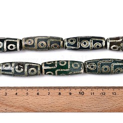 Tibetan Style dZi Agate Beads Strands&nbsp;G-N357-03A-01