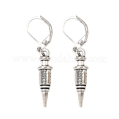 Tibetan Style Alloy Leverback Earrings&nbsp;EJEW-JE06507