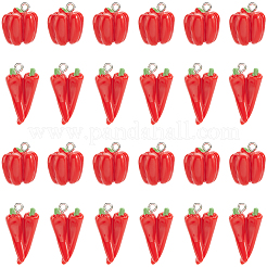 40Pcs 2 Styles Resin Rron Pendants&nbsp;RESI-SC0006-18