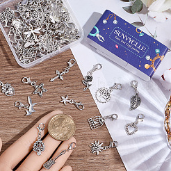 65Pcs Autumn Alloy Pendants Decorations Set&nbsp;HJEW-SC0002-73