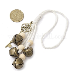 Iron Bell Pendant Decorations&nbsp;HJEW-JM02171-01