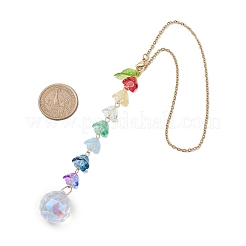 Glass Lily of the Valley Pendant Decorations&nbsp;HJEW-JM01970