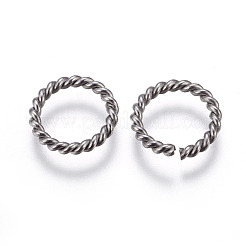Non-Tarnish 304 Stainless Steel Open Jump Rings&nbsp;X-STAS-I102-06