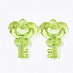 Transparent Acrylic Pendants&nbsp;X-TACR-S133-059B