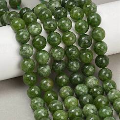 Dyed Natural Malaysia Jade Beads Strands&nbsp;G-G021-02C-13