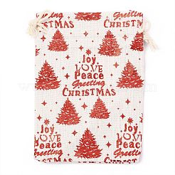 Christmas Theme Cotton Fabric Cloth Bag&nbsp;LS-ABAG-H104-B06