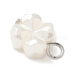 10Pcs 2 Colors Plastic Pearl Charms&nbsp;PALLOY-JF04027