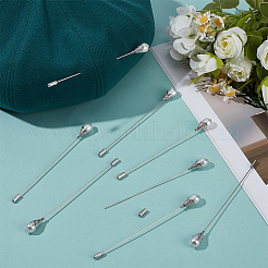8Pcs Brass Brooch&nbsp;JEWB-BC00005