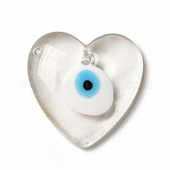 Handmade Evil Eye Lampwork Pendants&nbsp;LAMP-O018-01G