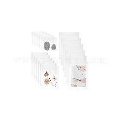 36Pcs 3 Styles Rectangle Transparent PP File Pockets&nbsp;FIND-GA0003-94