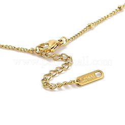 304 Stainless Steel Pendant Necklaces&nbsp;NJEW-Z036-03G