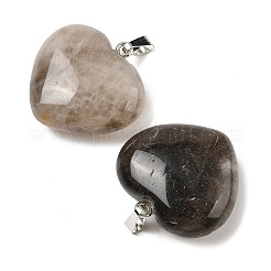 Natural Smoky Quartz Pendants&nbsp;G-A249-04B-03P