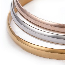 Fashion 201 Stainless Steel Bangle Sets&nbsp;BJEW-L664-024B-M-1