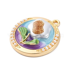 Alloy Enamel Pendants&nbsp;FIND-M060-11G